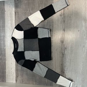 Shein patch work long sleeve